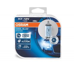 Лампа H7 12 v 55 w Osram Cool Blue Intense 2шт