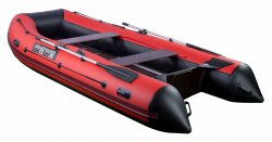 Лодка RiverBoats 370 черно-красный