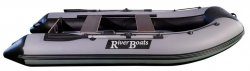 Лодка RiverBoats 430 черно-серый