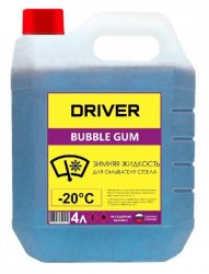 Жидкость для омывания стекла Driver Bubble gum 5л -20С