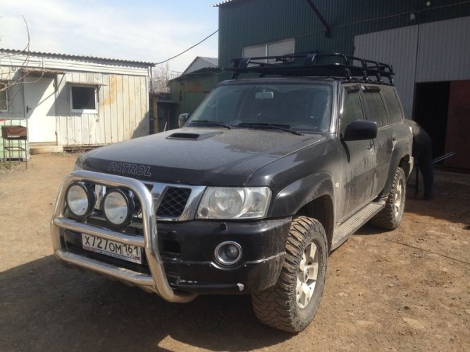 Багажник экспедиционный Nissan Patrol (Y60, Y61) с сеткой