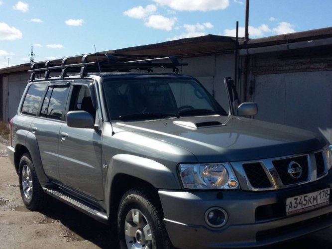 Багажник экспедиционный Nissan Patrol (Y60, Y61) с сеткой