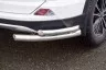 Защита заднего бампера двойная угловая 63/51мм (НПС) Toyota RAV4 2016- PT Group