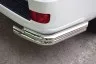 Защита заднего бампера двойная угловая 51/63мм (НПС) Toyota LAND CRUISER 200 2016- PT Group