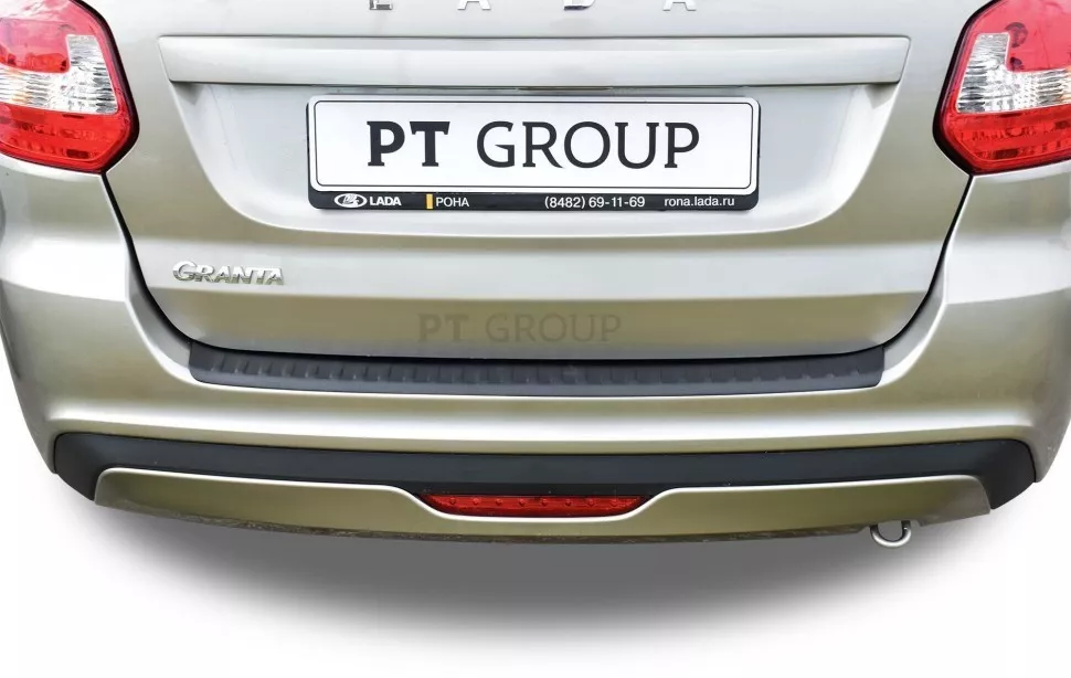 Накладка на задний бампер (ABS) LADA Granta FL Лифтбэк  с 2018 PT Group