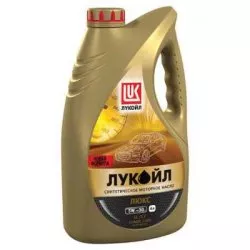 Масло моторное ЛУКОЙЛ Люкс Синтетик SAE5W30 API SL/CF 4л. 196256