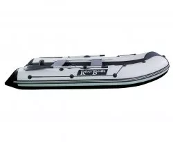 Лодка RiverBoats 330 черно-серая
