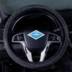 Оплетка руля Автопилот BLW-016 (кож/зам)стразы