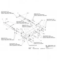 Фаркоп Mercedes GL-Class x164 2006-12, GL-Class x166 2012-16, GLS-Class x166 2016- Imiola M/042