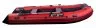 Лодка RiverBoats 350 черно-красный (с усилением по баллону)
