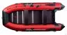 Лодка RiverBoats 350 черно-красный (с усилением по баллону)