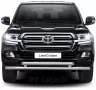 Защита переднего бампера двойная 63/63мм (НПС) Toyota LAND CRUISER 200 с 2014 PT Group