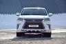 Защита переднего бампера двойная с зубьями 63/63мм (НПС) LEXUS 450D с 2015 PT Group