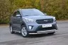 Защита переднего бампера двойная 63/63 мм (НПС) Hyundai CRETA 2016 PT Group