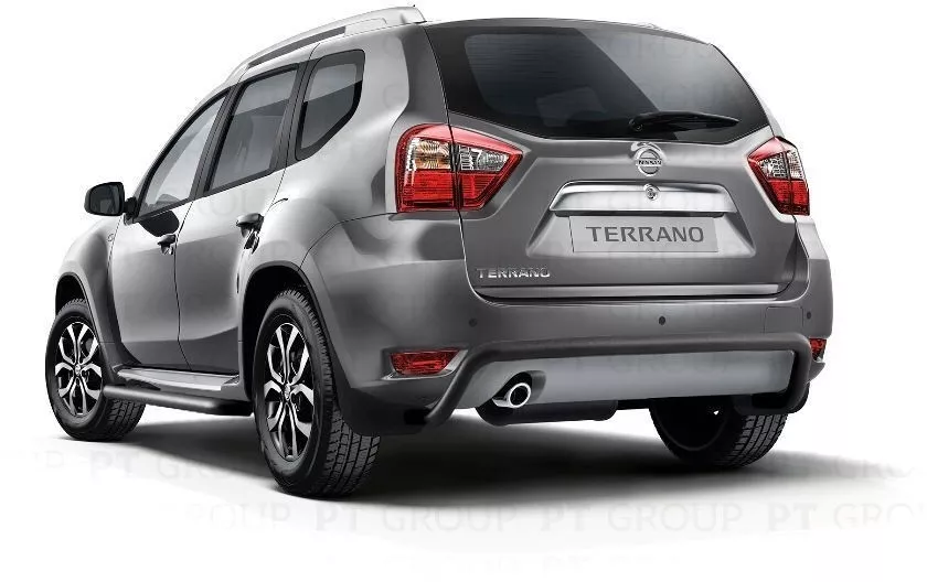 Защита заднего бампера 51 мм (ППК) на Nissan Terrano с 2014 PT Group