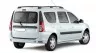 Накладка на задний бампер (ABS, черное тиснение) на LADA Largus с 2012 PT Group