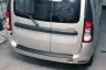 Накладка на задний бампер (ABS, черное тиснение) на LADA Largus с 2012 PT Group
