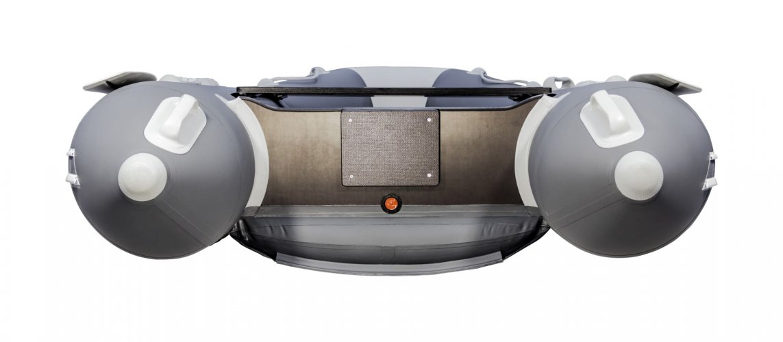 Лодка АКВА 3400 НДНД графит/светло-серый