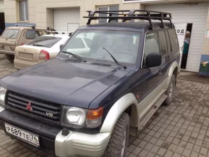 Багажник экспедиционный Mitsubishi Pajero II с сеткой
