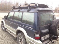 Багажник экспедиционный Mitsubishi Pajero II с сеткой
