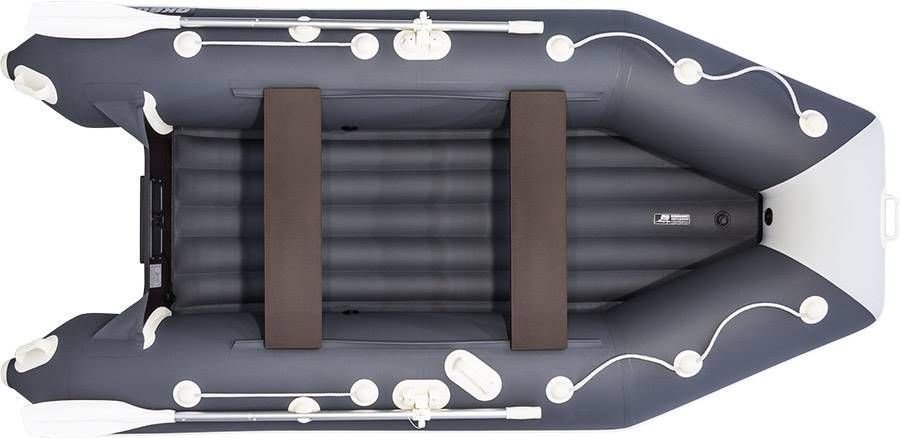 Лодка АКВА 3600 НДНД графит/светло-серый