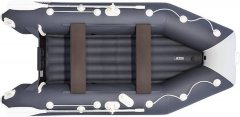 Лодка АКВА 3600 НДНД графит/светло-серый
