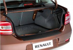 Накладка на задний бампер Renault Logan с 2014- PT Group