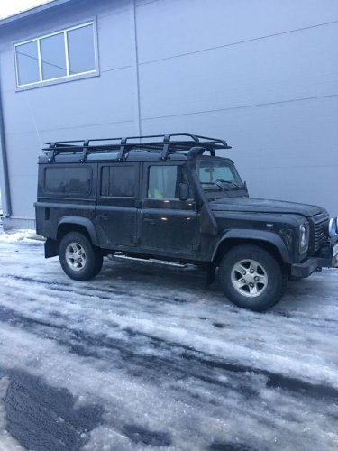 Багажник экспедиционный Land Rover Defender 110 c cеткой