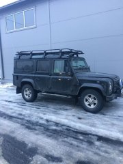 Багажник экспедиционный Land Rover Defender 110 c cеткой