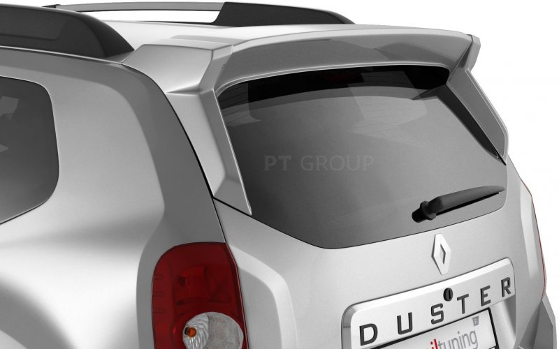 Спойлер Чистое стекло (ABS) Renault Duster с 2012 PT Group
