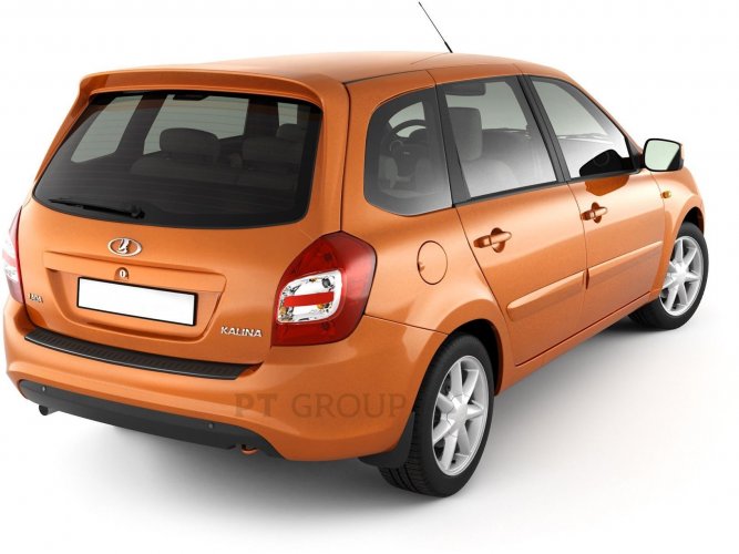 Спойлер Чистое стекло (ABS) LADA Kalina II Универсал 2013-2018 / LADA Granta FL Универсал с 2018 PT Group
