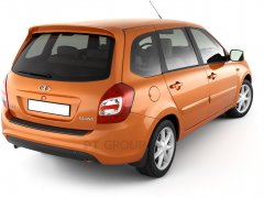 Спойлер Чистое стекло (ABS) LADA Kalina II Универсал 2013-2018 / LADA Granta FL Универсал с 2018 PT Group