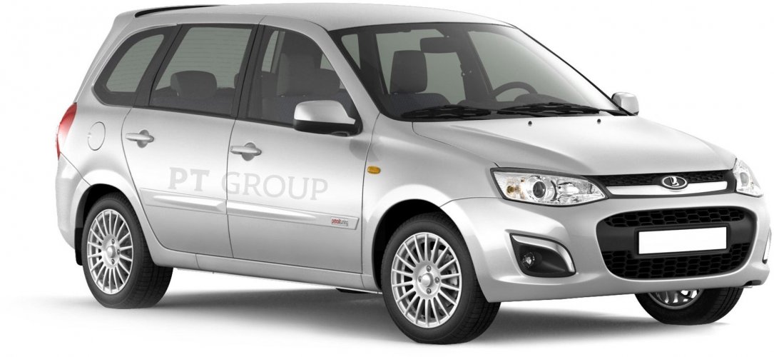 Спойлер Чистое стекло (ABS) LADA Kalina II Универсал 2013-2018 / LADA Granta FL Универсал с 2018 PT Group