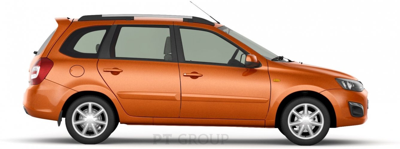 Спойлер Чистое стекло (ABS) LADA Kalina II Универсал 2013-2018 / LADA Granta FL Универсал с 2018 PT Group