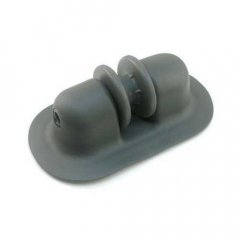 Якорный ролик серый