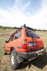 Багажник экспедиционный Toyota Land Cruiser 80 с сеткой