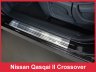 Накладки на пороги Avisa Nissan Qashqai II с 2014- (2/14008)