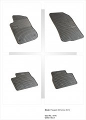 Коврики FroGum Peugeot 208 c 2012 Peugeot 2008 c 2013