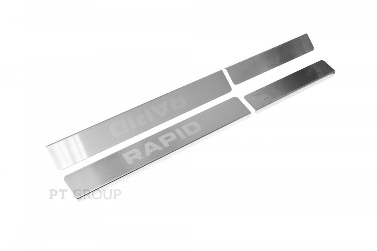 Накладки в проем дверей (4шт) Skoda Rapid 2020- PT Group
