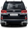 Защита заднего бампера двойная угловая 51/63мм (НПС) Toyota LAND CRUISER 200 2016- PT Group