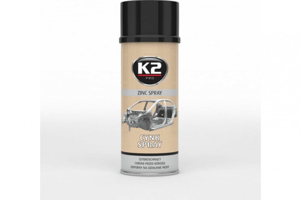 K2PRO Цинковое антикоррозийное покрытие ЯНТС SPRAY  аэрозоль  400 мл.