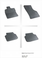 Коврики FroGum Skoda Octavia III с 2012/ Octavia IV с 2020 серые