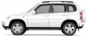 Рейлинги Комфорт на Chevrolet NIVA с 2002 (Черный муар)