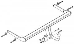 Фаркоп Skoda Karoq 2020- AvtoS SK 13