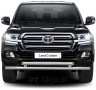 Защита заднего бампера угловая 63мм (НПС) Toyota LAND CRUISER 200 с 2016 PT Group
