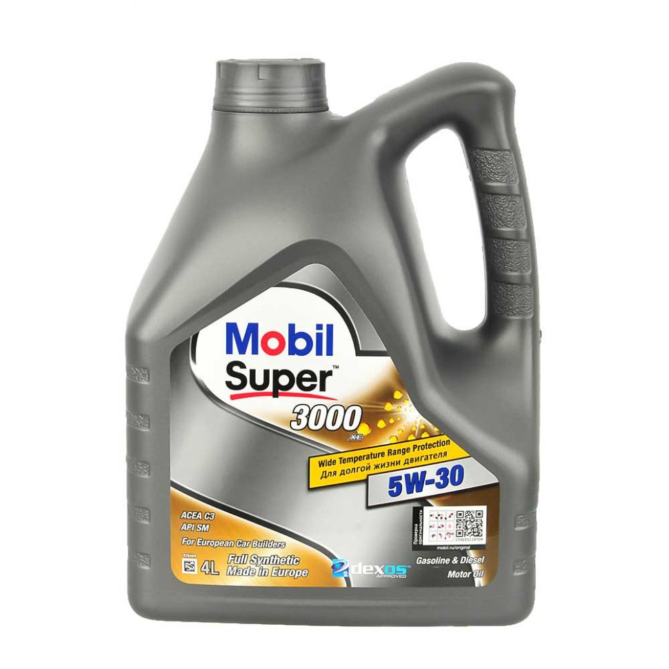 Super 3000  5W30 XE 4л Масло моторное MOBIL