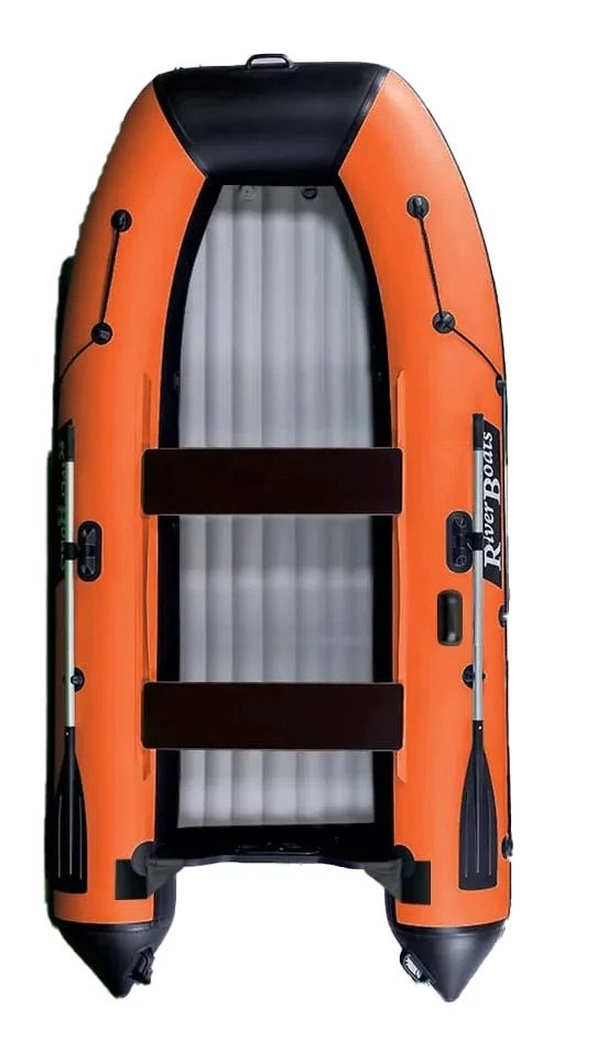 Лодка RiverBoats 370 НДНД черно-белый
