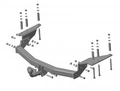 Фаркоп Subaru Forester 1997-2008 (AvtoS SU 06)