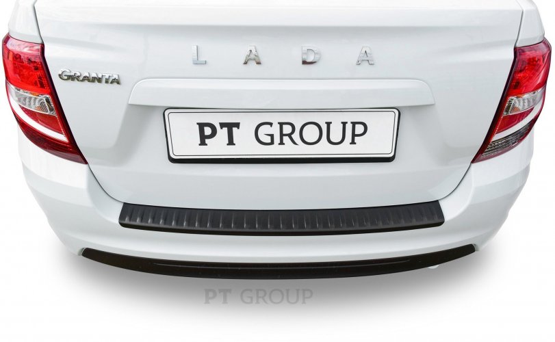 Накладка на задний бампер (ABS) LADA Granta FL Седан  с 2018 PT Group