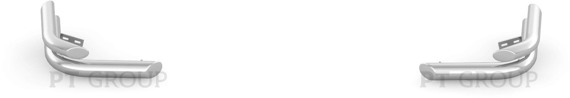 Защита заднего бампера двойная угловая 63/51мм (НПС) UAZ Patriot с 2014 PT Group